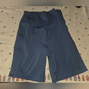 Women's Navy Blue Shorts American Eagle Bike Shorts Size Medium
